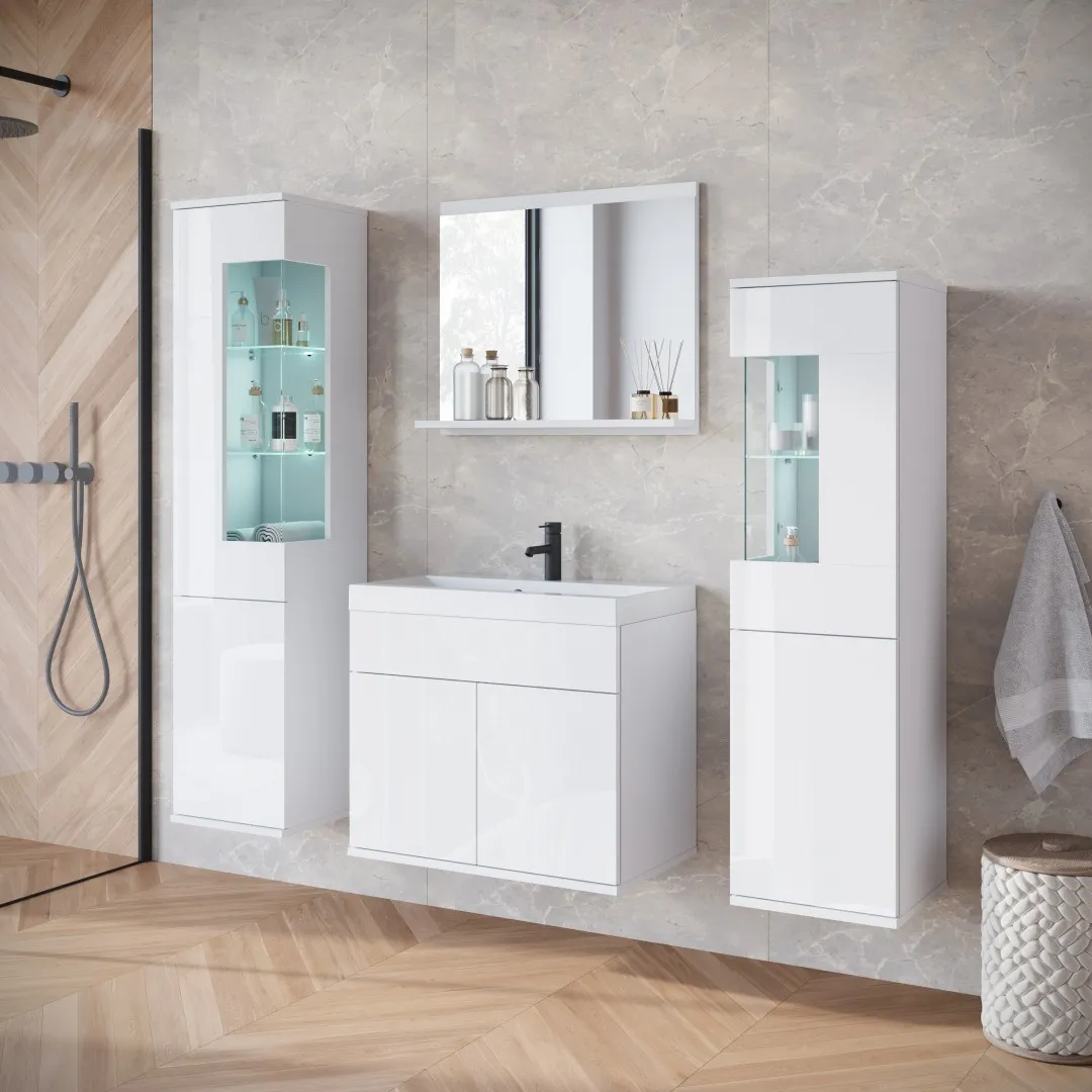 Zestaw mebli łazienkowych NIKITA z umywalką
