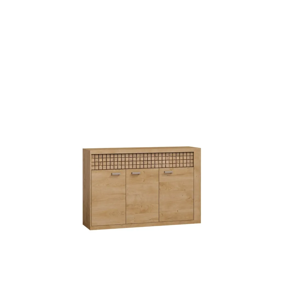 Komoda szeroka do salonu NOLO 147 cm w kolorze dąb ribbeck